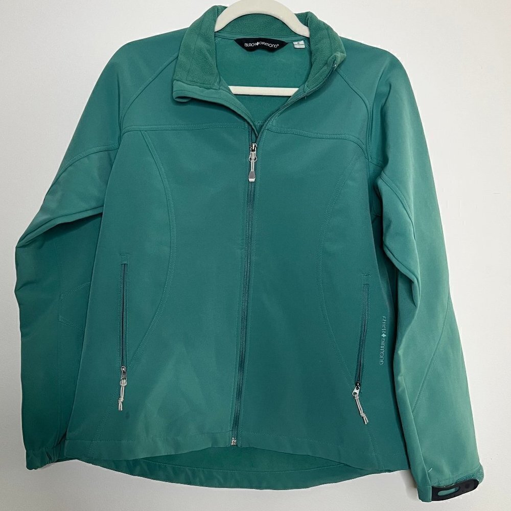 Black Diamond‎ Teal Hard Shell Outdoor Gorpcore Ski Snow Zip Up Jacket Coat